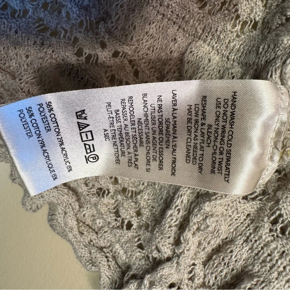 NWT - Free People Cardigan Wild Roses‎ Grey Size XS